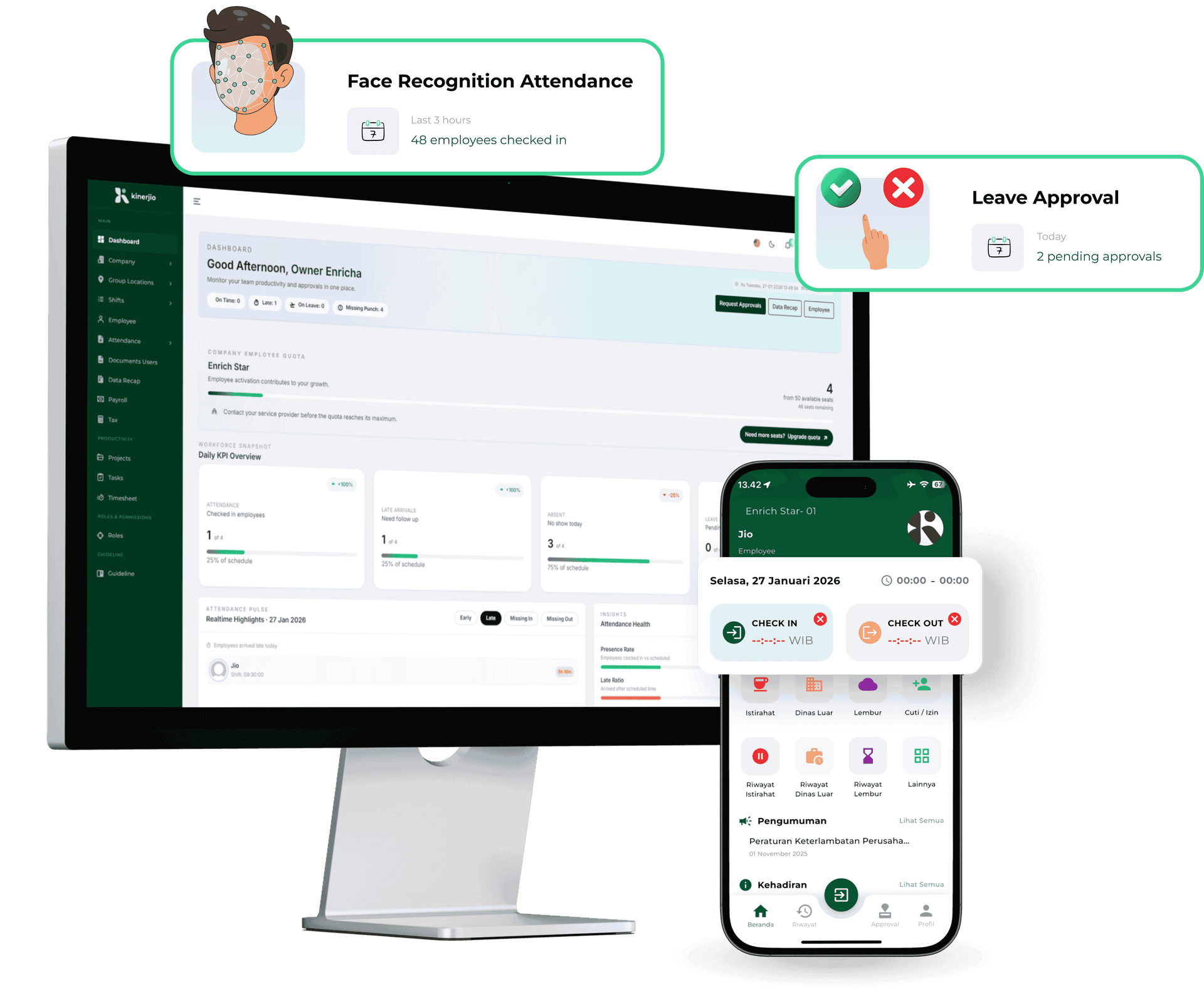 Kinerjio HRIS & Payroll